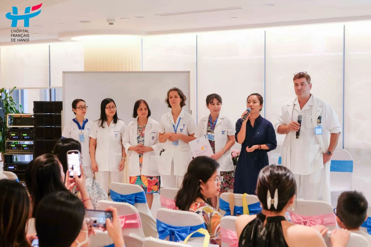 Hanoi French Hospital's "Petit Rayon de Soleil" Talk Show Empowers Expectant Mothers with Essential Knowledge